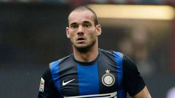 Sneijder tweetta: "Yes, grandi ragazzi! Forza Inter"