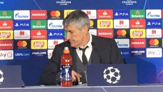 Setien: "Lautaro? Mi piacciono i grandi giocatori. Ma non parlo di chi non è del Barça"