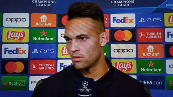 Lautaro: "Dobbiamo fare quello che abbiamo preparato. Il gol? Penso alla squadra"