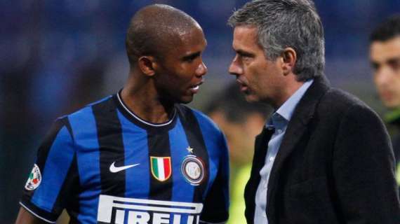 Eto'o: "Ultima tripletta all'Inter? Non ricordavo. Mou..."