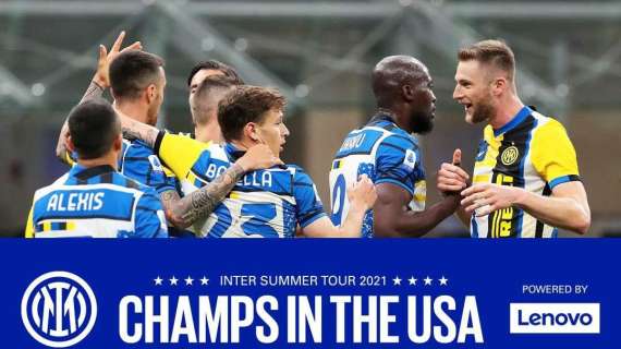 L'Inter celebra l'Indipendence Day: "I campioni d'Italia arrivano negli USA"