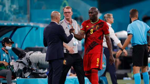 Belgio, Martinez spiega la gestione di Lukaku: "Lo avessi tolto dopo il gol annullato, la frustrazione sarebbe stata doppia"