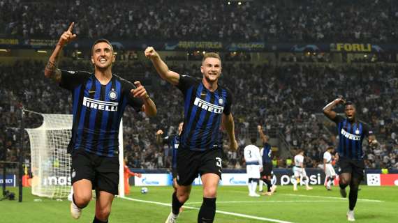 Inter, San Siro fortino con le inglesi: 11 vittorie in 16 precedenti. L'ultima fu quella di Vecino