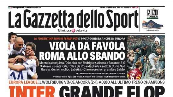 Prime Pagine - Inter, il grande flop. Tonfo e fischi