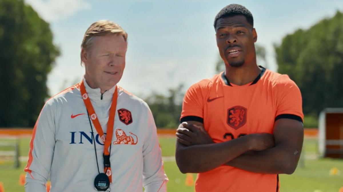 Denzel Dumfries e Koeman i volti della nuova campagna di Staatsloterij