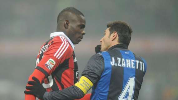 Balotelli: "Aspetto Zanetti in campo: un grande uomo"