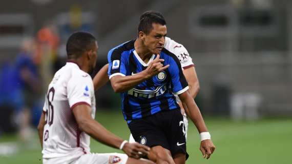 Inter-Torino - Il Toro chiude la profondità a un'Inter aggressiva. Sanchez lega i reparti e trascina la rimonta