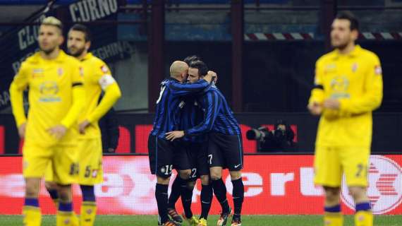 In 22 partite una vittoria viola: dominio nerazzurro