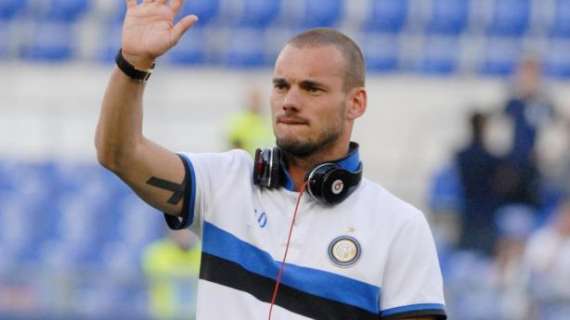 Sneijder parte e scherza: "Andrò a Hollywood e che derby! Il Milan..."