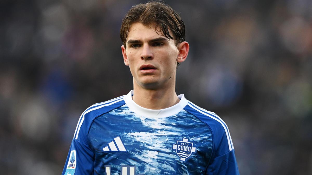 Nico Paz non pensa al mercato: "Como in Champions, momento speciale"