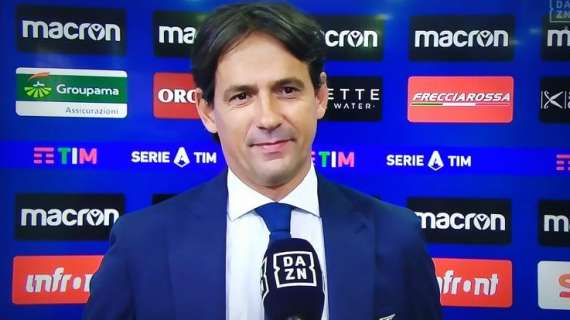 Lazio, Inzaghi a Dazn: "Sono soddisfatto, grande gara. Vidal ha provocato Immobile, è stato più furbo di lui"
