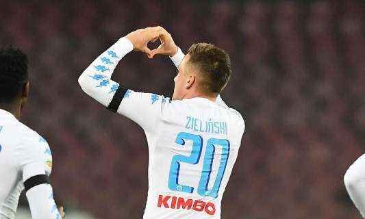 Zielinski a Sky: "Il mister ci ha chiesto di essere aggressivi. Felice per il mio primo gol col Napoli"