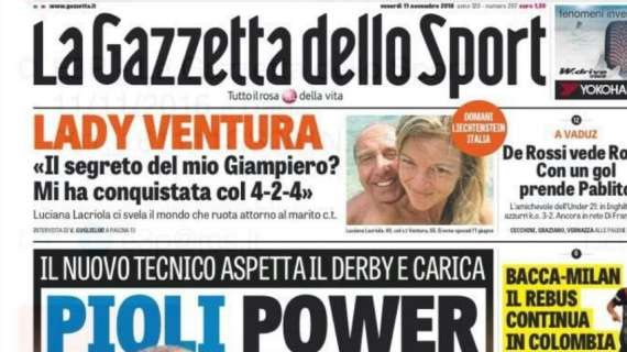 Prima GdS - Pioli Power: "C'è ancora tempo per arrivare in Champions". I consigli dell'idolo Muraro