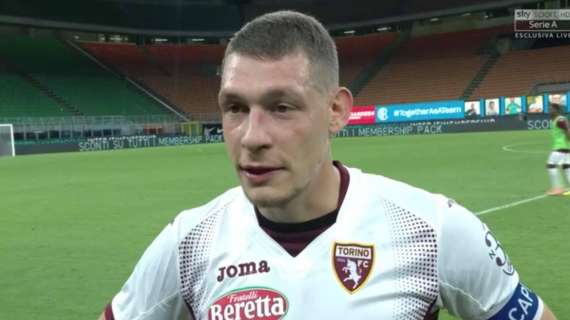 Torino, Belotti al 45': "L'errore di Handanovic? Calcio d'angolo alto, ho visto solo che ha perso il pallone"