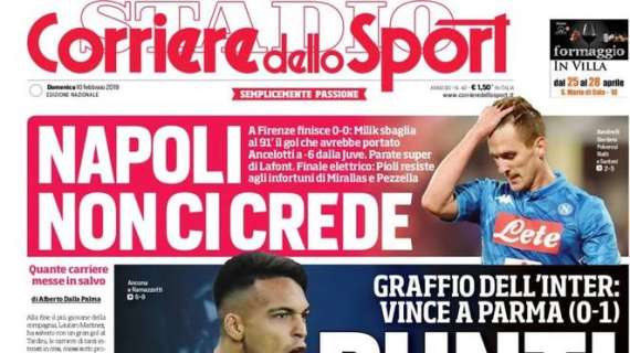 Prima CdS - Punti Toro: graffio dell'Inter, Spalletti si salva