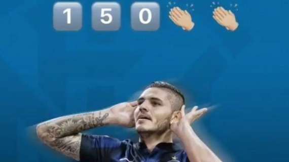 Icardi alla 150^ con la maglia dell'Inter: "Vamos por más"