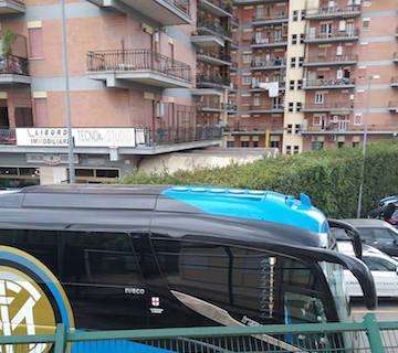 FOTO - L'Inter è arrivata al Matusa di Frosinone