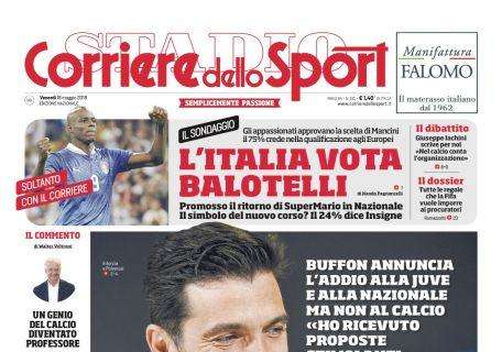 Prima CdS - Il sondaggio: l'Italia vota Balotelli. U17: super Vergani, gol decisivo e finale con l'Olanda