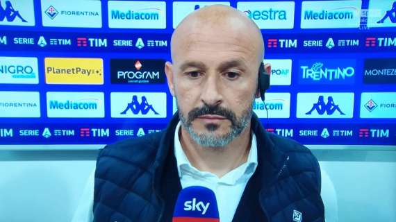 Fiorentina, Italiano a Sky: "Sul quarto gol c'è un fallo, non è la prima volta. Ragazzi abbattuti"