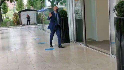 VIDEO - Marotta rientra nella sede dell'Inter. Ad attenderlo il resto del management