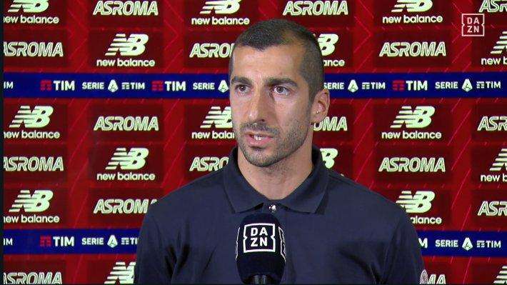 Mkhitaryan a DAZN: "Il derby di Champions? Siamo concentrati al 100% sulla Roma"