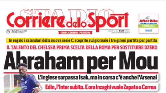 Prima CdS - Abraham per Mou. Edin, l'Inter subito