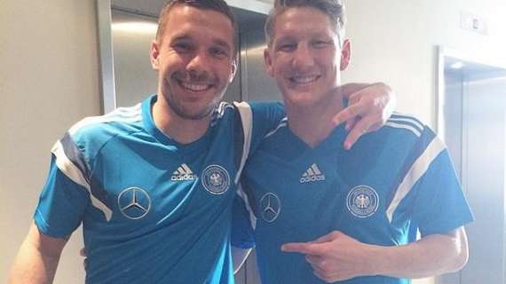 Schweinsteiger: "Poldi mostrerà il suo valore all'Inter"