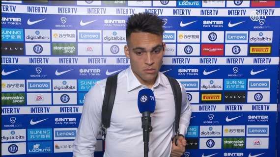 Lautaro a InterTV: "Lavoro per il bene del club, ma sono contento per il gol"