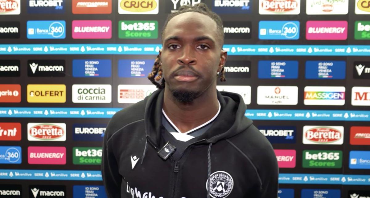 Udinese, Solet: "Sconfitta difficile da accettare perché avremmo potuto pareggiare. Ma è il calcio"