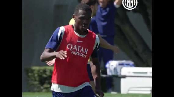 VIDEO - Bonny scalpita, domani l'esordio con l'Inter? Prime giocate in allenamento