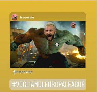 Carica Brozo: nuovo hashtag per l'obiettivo Europa League