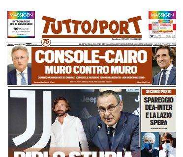 Prima pagina TS - Spareggio Dea-Inter
