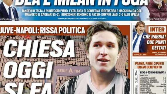 Prima pagina TS - Inter, che rabbia! Due punti gettati