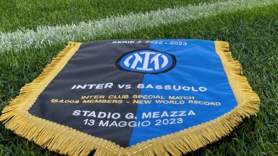 Inter-Sassuolo, il club celebra il record storico di soci: tutte le iniziative