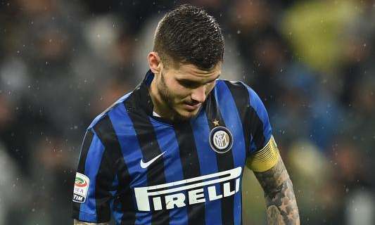 Icardi, zero tiri con la Juve: è la sesta volta in stagione