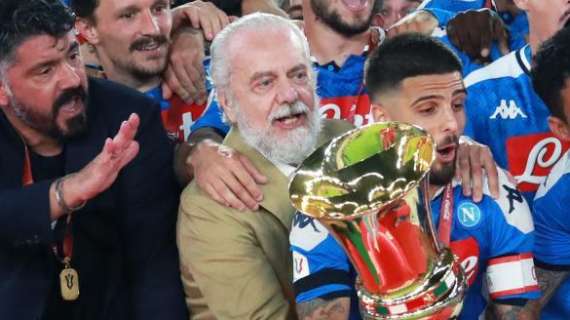 De Laurentiis: "E ora il quarto posto. Ripartenza? Eravamo rimasti solo io, Gravina, Lotito, Dal Pino e pochi altri"