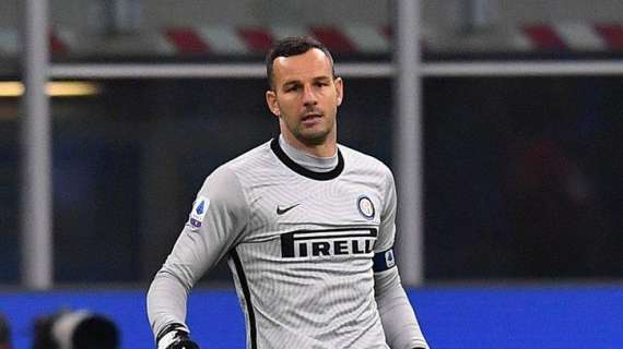 Contro il Parma Handanovic timbra la 350esima presenza con l'Inter