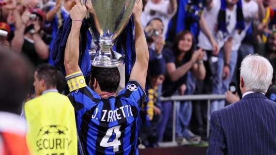 Zanetti festeggia il Triplete: "Un giorno indimenticabile"