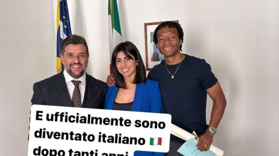 Dopo 15 anni Cuadrado è cittadino italiano: su Instagram la gioia dell'esterno nerazzurro