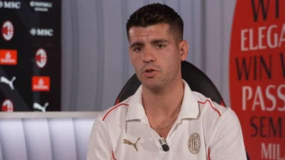 Milan, Morata: "Inter grande squadra. Derby? Non vedo l'ora. Ne ho visti diversi a San Siro da tifoso infiltrato"