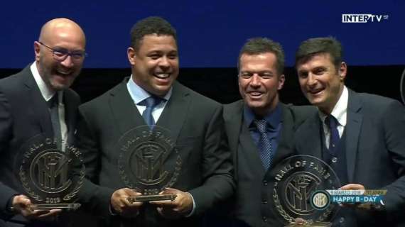 Hall of Fame Inter - Zenga, Zanetti, Matthäus e Ronaldo i primi a entrare nel gotha nerazzurro