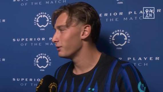 Pio Esposito a DAZN: "Quando ho visto la palla entrare non ci credevo. Poi ho visto Lautaro esultare"