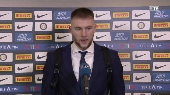 Skriniar a InterTV: "Peccato per il gol ma ne abbiamo fatti tre e questo è l'importante. Da domani testa al Milan"