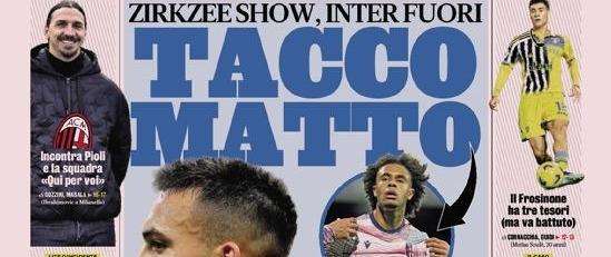 Prima GdS - Zirkzee show, Inter fuori. Lautaro esce: allarme