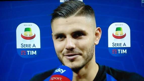 Icardi: "Nel primo tempo avremmo dovuto giocare meglio"