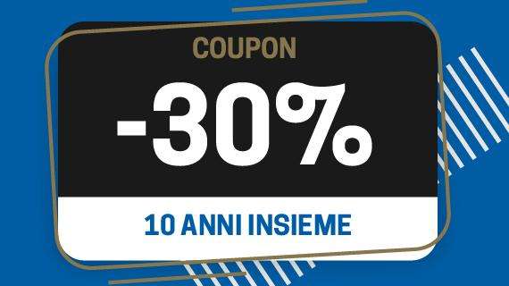 Festeggia con noi: coupon extra sconto del 30% sul nostro store!