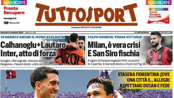 Prima TS - Calhanoglu+Lautaro. Inter, atto di forza. Sfondato anche il muro Atalanta