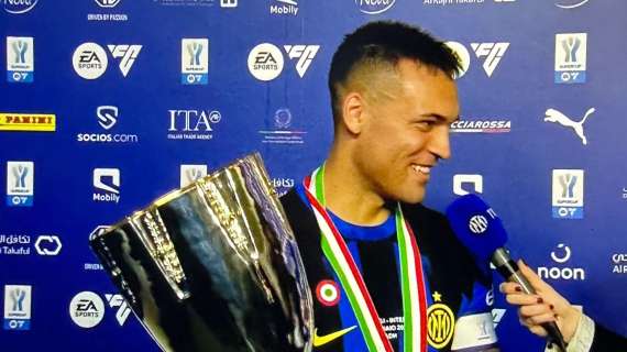 Lautaro a ITV: "Coppa sofferta ma meritatissima. Abbiamo capito come si giocano le finali" 