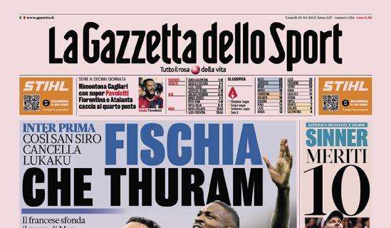 Prima GdS - Fischia che Thuram. Inter prima, così San Siro cancella Lukaku