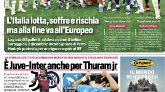 Prima CdS - È Juve-Inter anche per Thuram Jr